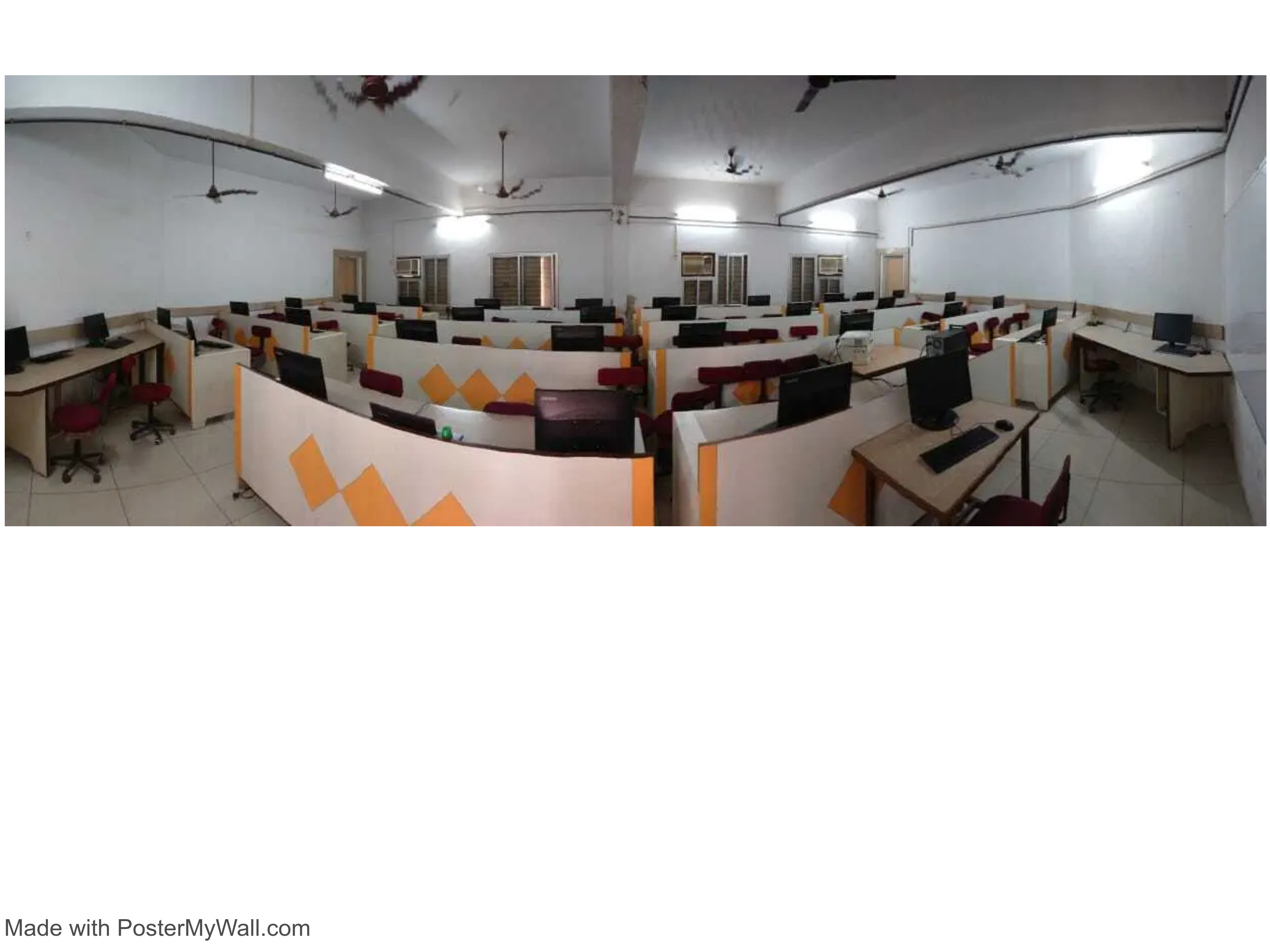 Hi-tech computer laboratory